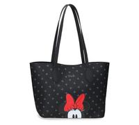 Joumma Disney Bowlogue Minnie Tote Bag Black 31x25.5x11.5 cm PU and Polyester