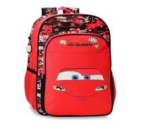 Joumma Disney Cars Mcqueen Red School Backpack 30x40x13cm Polyester 15.6L
