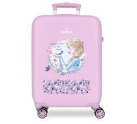 Joumma Disney Close to The Heart Frozen Cabin Suitcase Purple 38 x 55 x 20 cm Rigid 2 kg Combination Lock Side ABS 2 kg 35L Hand Luggage, Berry, One Size, Cabin Suitcase