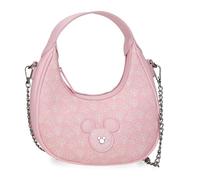 Joumma Disney Cloudline Mickey Small Nude Shoulder Bag 19.5x10x6.5 cm PU and Polyester
