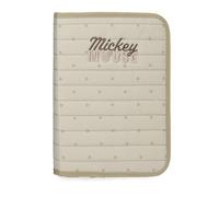 Joumma Disney Duna Mickey Portadocumentos Beige 19x26x2 cm Polyester