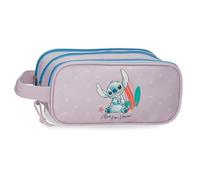Joumma Disney from Hawaii Three-Compartment Toiletry Bag Pink 22x10x9 cm Polyester