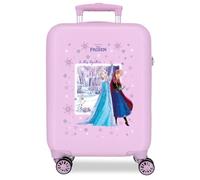 Joumma Disney Frozen in This Together Cabin Suitcase Purple 33 x 50 x 20 cm Rigid 2.35 kg Combination Lock Side ABS 2.35 kg 33L Hand Luggage