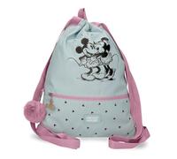 Joumma Disney Kisses M&M Backpack Sack Blue 35x46cm Polyester, Blue, Backpack Sack