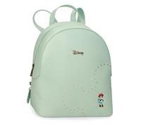 Joumma Disney Luxe Minnie Hiking Backpack Turquoise Green 23x26.5x11.5 cm PU and Polyester 7.01L