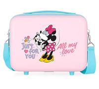 Joumma Disney Mickey & Minnie Adaptable Toiletry Bag Pink 29 x 21 x 15 cm Hard ABS 9.1L 0.8 kg