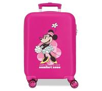 Joumma Disney Mickey & Minnie Cabin Suitcase Multicolor 33 x 50 x 20 cm Rigid 2 kg Combination Lock Side ABS 2 kg 33L Hand Luggage, Multicoloured, One Size, Cabin Suitcase