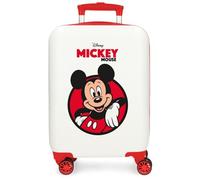 Joumma Disney Mickey & Minnie Cabin Suitcase Multicolor 33 x 50 x 20 cm Rigid 2 kg Combination Lock Side ABS 2 kg 33L Hand Luggage, Multicoloured, One Size, Cabin Suitcase