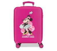 Joumma Disney Mickey & Minnie Cabin Suitcase Multicolor 38 x 55 x 20 cm Rigid 2 kg Combination Lock Side ABS 2 kg 35L Hand Luggage, Multicoloured, One Size, Cabin Suitcase