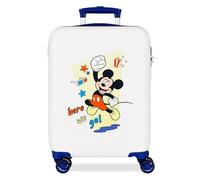 Joumma Disney Mickey & Minnie Cabin Suitcase Multicolor 38 x 55 x 20 cm Rigid 2 kg Combination Lock Side ABS 2 kg 35L Hand Luggage, Multicoloured, One Size, Cabin Suitcase