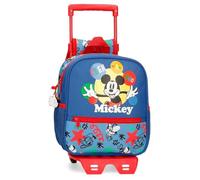 Joumma Disney Mickey Peek a Boo Backpack Nursery Blue 21x25x10cm Polyester 5.25L, Blue, Daycare Backpack