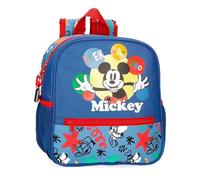 Joumma Disney Mickey Peek a Boo Backpack Nursery Blue 21x25x10cm Polyester 5.25L, Blue, Daycare Backpack