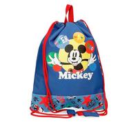 Joumma Disney Mickey Peek a Boo Snack Bag Blue 27x34cm Polyester L, Blue, Snack Bag