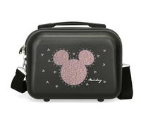 Joumma Disney Mickey Studs Nececer Adaptable Black 29x21x15cm Rigid ABS 9.14L 0.8kg, Black/White, Nececer Adaptable