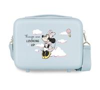 Joumma Disney Minnie Cute & Fun Adaptable Toiletry Bag Light Blue 29x21x15 cm Hard-Shell ABS 9.1L 0.8 kg