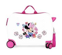 Joumma Disney Minnie Flowers Children's Suitcase White 50 x 38 x 20 cm Rigid 2.05 kg Combination Lock Side ABS 2.05 kg 34L Hand Luggage
