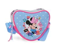 Joumma Disney Minnie Flowers Shoulder Bag Blue Claro 17x14,5x4 cm Polyester