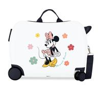 Joumma Disney Minnie & Friends Children's Suitcase White 50 x 38 x 20 cm Rigid 1.8 kg Combination Lock Side ABS 1.8 kg 38L Hand Luggage, White, One Size, Children's Suitcase