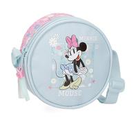 Joumma Disney Minnie Happy Handbag Messenger case Blue 14x14x4 cm Polyester, Blue, One Size, Crossbody Bag