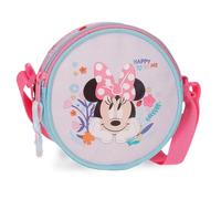 Joumma Disney Minnie Happy to Be Me Round Crossbody Bag Pink 14x14x4 cm Polyester