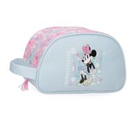 Joumma Disney Minnie Happy Toiletry Bag Blue 24x14x10cm Polyester, Blue, One Size, Toiletry Bag