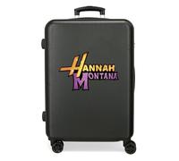 Joumma Disney Montana Medium Suitcase Black 46 x 65 x 23 cm Hard ABS Combination Lock Side 56L 3.1 kg 4 Double Wheels Extendable