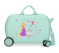 Joumma Disney Princess Celebration Children's Suitcase Blue 45x31x20cm Hard Shell ABS 28.4L 1.8 kg 4 Wheels Hand Luggage, Blue, Children's Suitcase