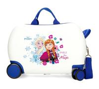 Joumma Disney Sparkle Like Magic Children's Suitcase White 45 x 31 x 20 cm Hard ABS 24.6L 1.8 kg 4 Wheels Hand Luggage, White, Children's Suitcase