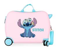 Joumma Disney Stitch Children's Suitcase Pink 50 x 38 x 20 cm Rigid 1.8 kg Combination Lock Side ABS 1.8 kg 38L Hand Luggage, Pink, One Size, Children's Suitcase