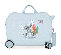 Joumma Disney Stitch from Hawaii Children's Suitcase Blue 50 x 38 x 20 cm Rigid 2.05 kg Combination Lock Side ABS 2.05 kg 34L Hand Luggage