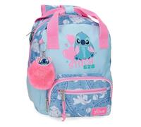 Joumma Disney Stitch Hearts Blue Walking Backpack 23x28x10 cm Polyester 6.44L