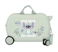 Joumma Disney Stitch Keep Going Children's Suitcase Green 45 x 31 x 20 cm Rigid 1.8 kg ABS 1.8 kg 24.6L Hand Luggage