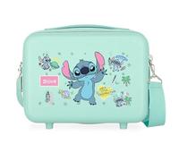 Joumma Disney Stitch Little Destruction Nececer Adaptable Blue 29x21x15cm Rigid ABS 9.1L 0.8kg