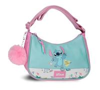 Joumma Disney Stitch Little Destruction Shoulder Bag Turquoise Green 24x13x6 cm PVC