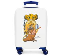 Joumma Disney The Lion King Cabin Suitcase White 33 x 50 x 20 cm Rigid 2 kg Combination Lock Side ABS 2 kg 33L Hand Luggage, White, One Size, Cabin Suitcase