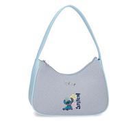 Joumma Disney Tiki Stitch Crossbody Bag Small Denim 24x13x6 cm PU and Polyester