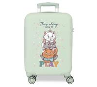 Joumma Disney Time to Play Cabin Suitcase Green 33 x 50 x 20 cm Rigid ABS Side Combination Lock 28L 2.2 kg 4 Double Wheels Hand Luggage