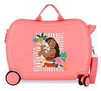 Joumma Disney Vaiana Sea Vibes Children's Suitcase Coral 50 x 38 x 20 cm Rigid ABS Combination Lock Side 34L 2.1 kg 2 Wheels Double Hand Luggage