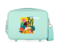 Joumma Disney Vaiana Sea Vibes Nececer Adaptable Turquoise Blue 29x21x15cm Rigid ABS 9.1L 0.8 kg