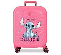 Joumma Disney You are Magical Cabin Suitcase Fuchsia 40 x 55 x 20 cm Rigid 3.2 kg TSA Closure Integrated ABS 3.2 kg 37L Carry-on Luggage