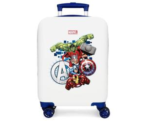 Joumma Marvel Avengers Attack Cabin Suitcase White 33 x 50 x 20 cm Rigid 2 kg Combination Lock Side ABS 2 kg 28.4L Hand Luggage