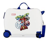 Joumma Marvel Avengers Attack Children's Suitcase White 50 x 38 x 20 cm Hard ABS Combination Lock Side 34L 2.1 kg 4 Wheels Hand Luggage