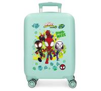 Joumma Marvel Dino-Webs Cabin Suitcase Blue 33 x 50 x 20 cm Rigid ABS Combination Lock Side 33L 2.35 kg Hand Luggage
