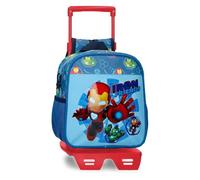 Joumma Marvel Iron Friends Backpack Nursery Blue 23x25x10cm Polyester 5.75L
