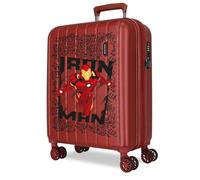 Joumma Marvel Ironman Cabin Suitcase Red 40 x 55 x 20 cm Rigid 2.8 kg TSA Closure Integrated ABS 2.8 kg 37L Extendable Hand Luggage