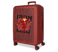 Joumma Marvel Ironman Medium Suitcase Red 48 x 65 x 27 cm Rigid 3.5 kg TSA Closure Integrated ABS 3.5 kg 72L Extendable