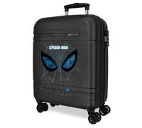 Joumma Marvel Spiderman is Watching Us Cabin Suitcase Black 40x55x20cm Hard ABS Closure TSA 37L 2.8kg 4 Double Wheels