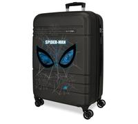 Joumma Marvel Spiderman is Watching Us Medium Suitcase Black 48 x 68 x 27 cm Rigid 3.8 kg Closure TSA ABS 3.8 kg 74L Extendable