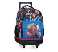 Joumma Marvel Spiderman Wall Crawler Compact 2-Wheel Backpack Black 32x45x21 cm Polyester