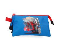 Joumma Marvel Spiderman Wall Crawler Estuche Triple Black 22x12x5 cm Polyester